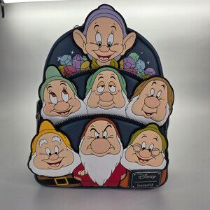 Limited Edition! Loungefly Disney Seven Dwarfs Mini Backpack Only 1000 exist!